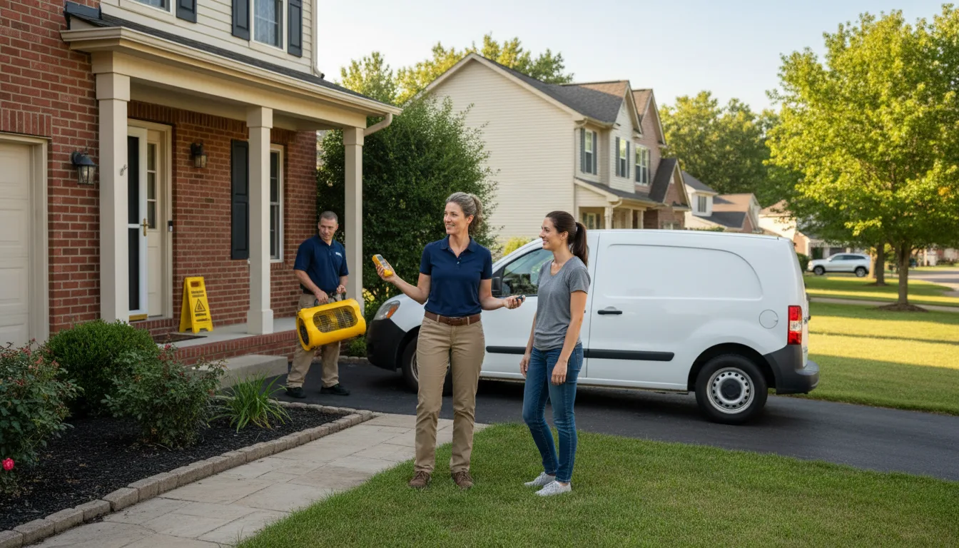 Water restoration image for Mildew Remediation in Huntington, IN